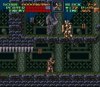 une photo d'Ã©cran de Super Castlevania 4 sur Nintendo Super Nes